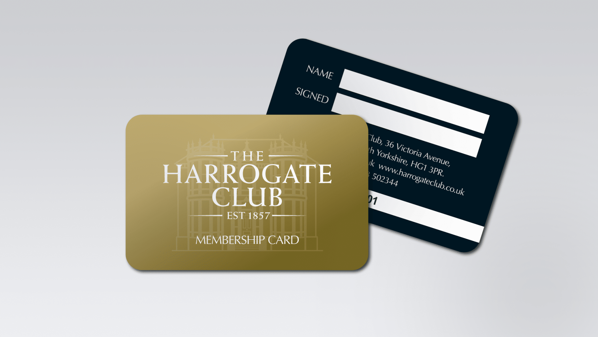 plastic membership cards