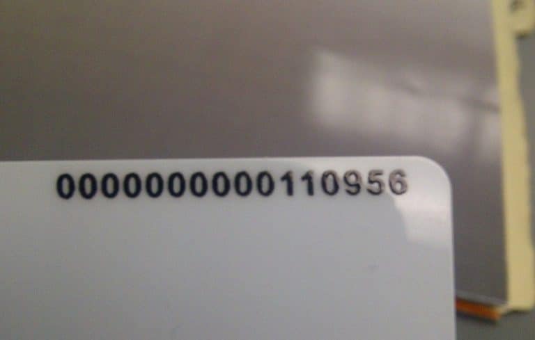 Plastic card sequential number | ColorMax Printing