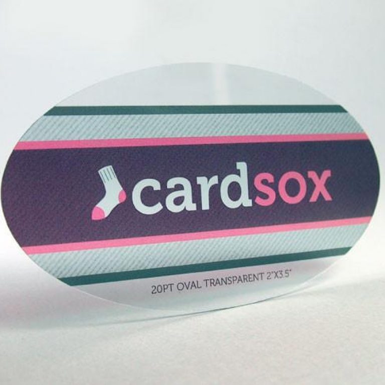 Custom shaped plastic cards