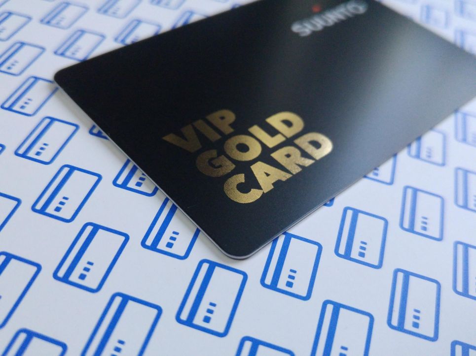 plastic vip card