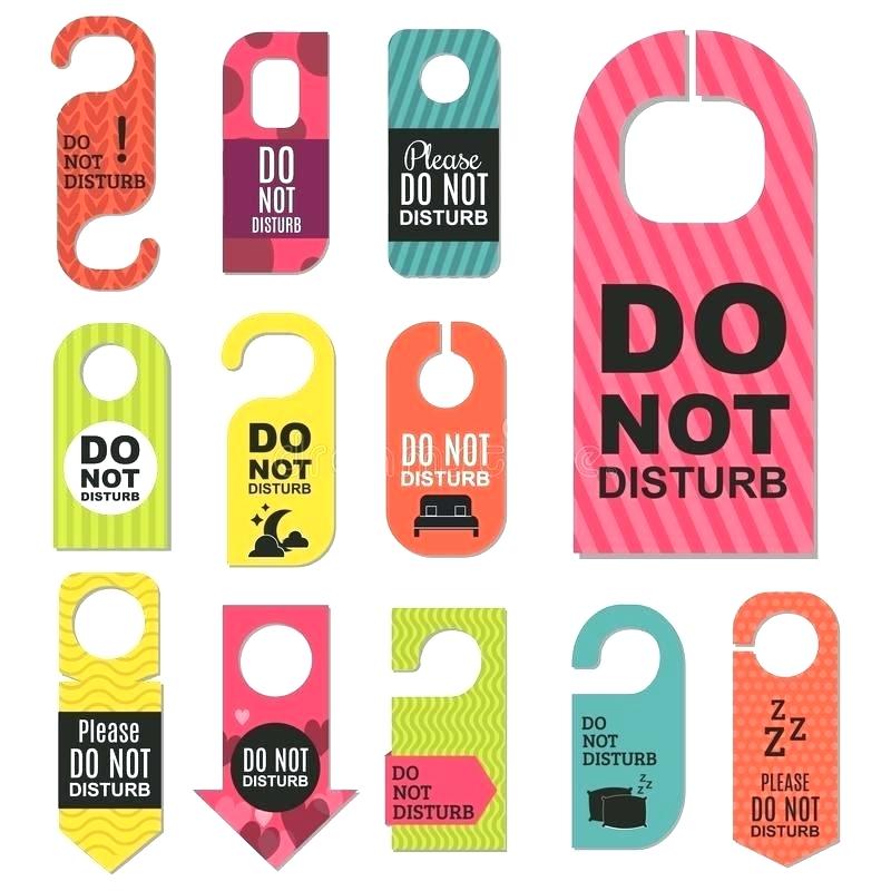 Plastic door hangers